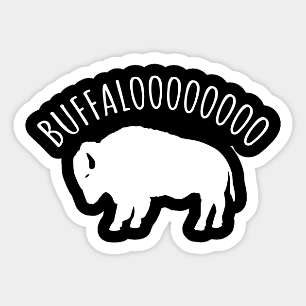 Buffalo American Bison Buffalooooo Sticker by Brobocop